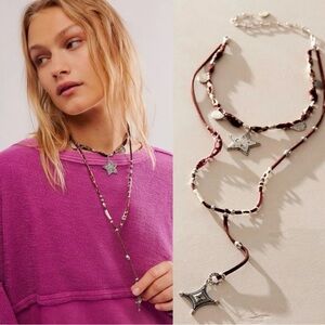 Free People Dandelion Lariat Necklace